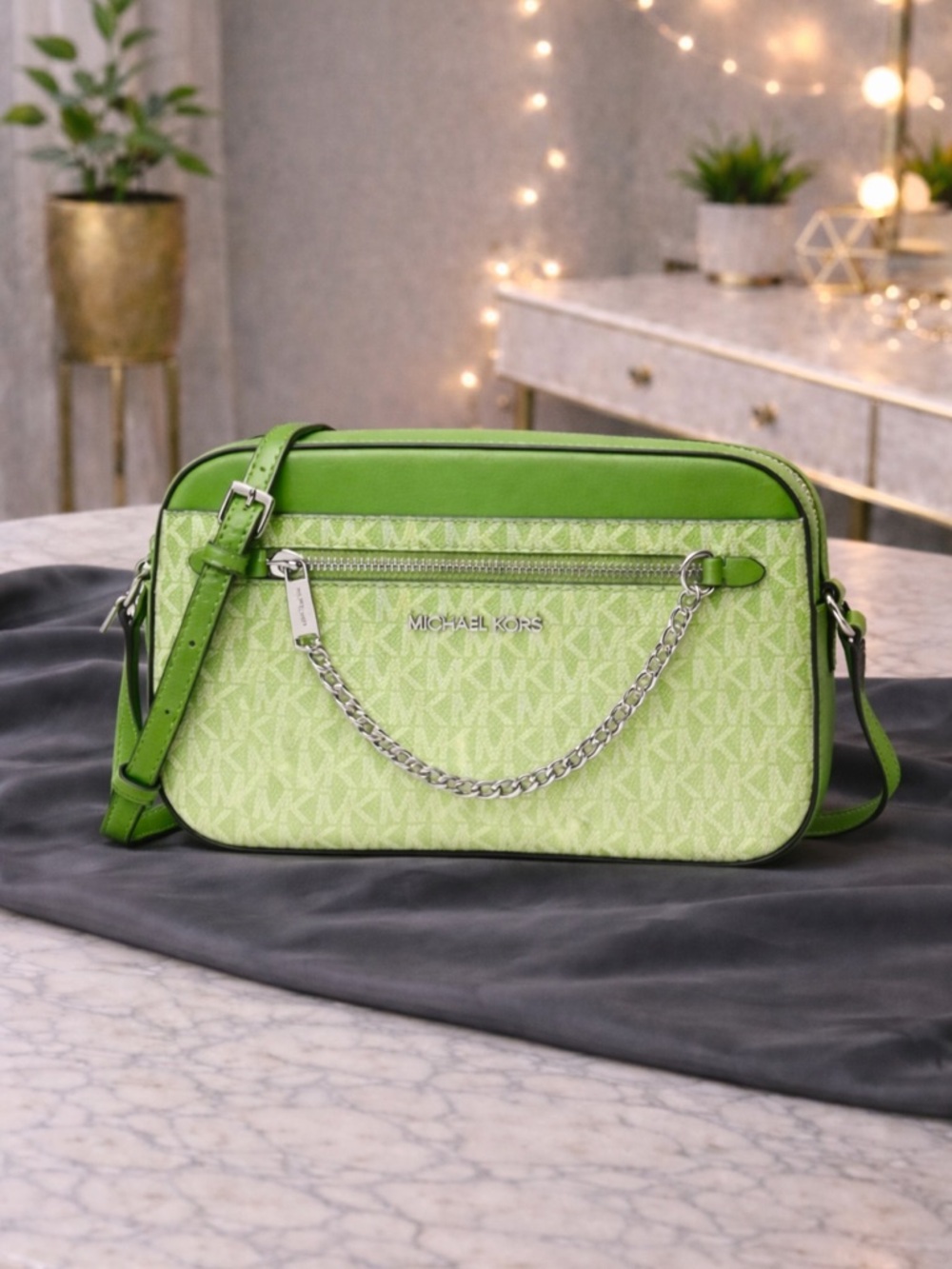 Michael Kors Jet Set Large Ombré Signature Logo Crossbody NWT priced to sale